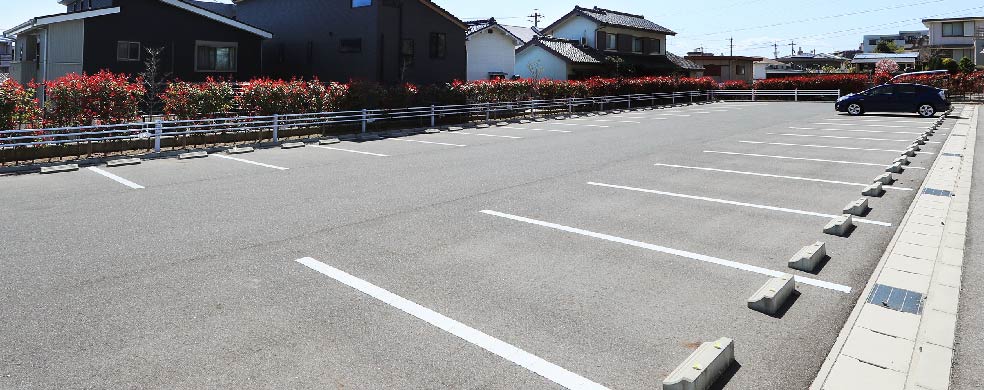 駐車場の入口